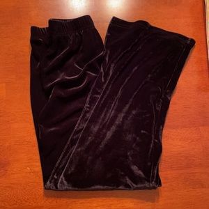 Black Velvet Pants